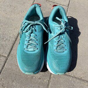 Hoka Bondi 8, size 7.5B, very good condition, unworn inserts!